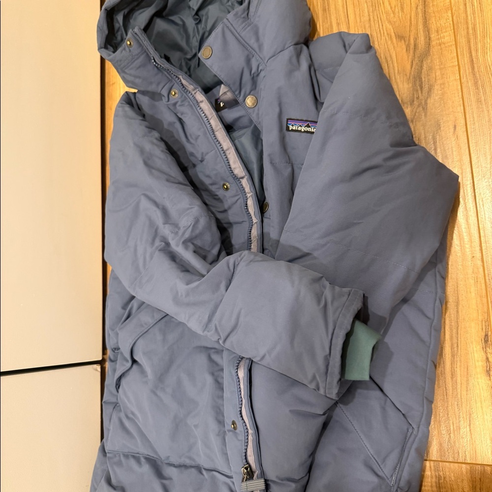 Patagonia Kids’ Downdrift Parka – XL (14) – Blue